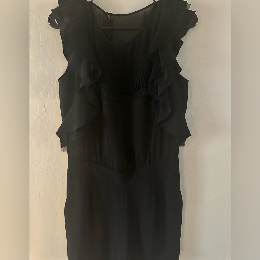 BCBG BLACK ROMPER SHORTS
